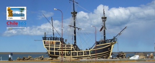 San Julian, Gale&oacute;n de San Julian en la Patagonia Argentina